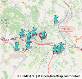 Mappa Via Giovanni Vailati, 06121 Perugia PG, Italia (3.37273)