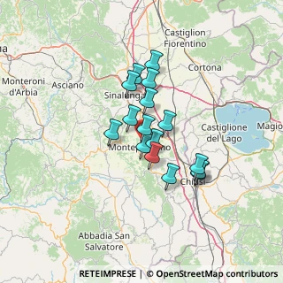 Mappa Via della Spinella, 53045 Montepulciano SI, Italia (9.99063)