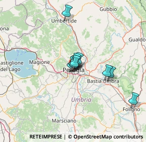 Mappa Via Ascanio della Corgna, 06121 Perugia PG, Italia (16.985)