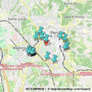 Mappa Via del Cavallaccio, 06124 Perugia PG, Italia (0.8025)