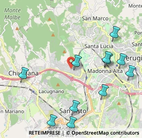 Mappa Via Ferdinando Magellano, 06121 Perugia PG, Italia (2.56091)