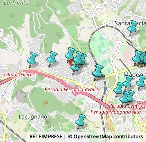 Mappa Via Ferdinando Magellano, 06121 Perugia PG, Italia (1.2335)