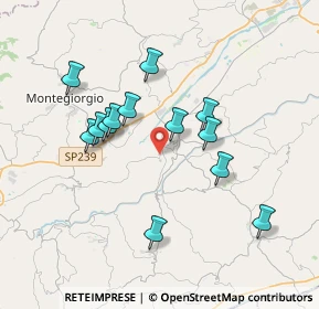 Mappa Via Belmontese, 63844 Grottazzolina FM, Italia (3.40923)