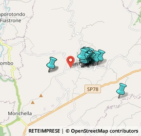 Mappa Contrada Santa Croce, 62026 San Ginesio MC, Italia (1.015)