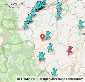 Mappa Contrada Santa Croce, 62026 San Ginesio MC, Italia (10.0985)