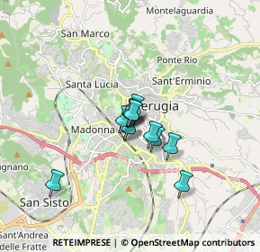 Mappa Via M. Angeloni, 06100 Perugia PG, Italia (0.95667)