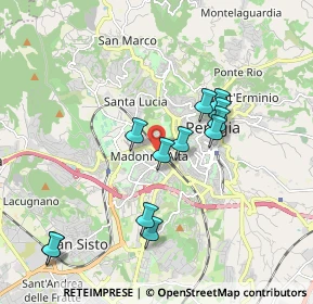 Mappa Via Cortonese, 06128 Perugia PG, Italia (1.8375)