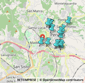 Mappa Via Cortonese, 06128 Perugia PG, Italia (1.47267)