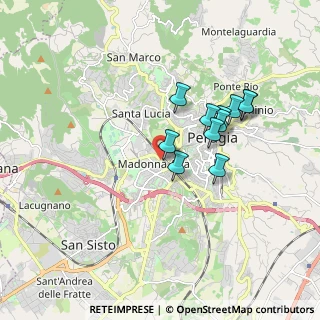 Mappa Via Cortonese, 06128 Perugia PG, Italia (1.55091)