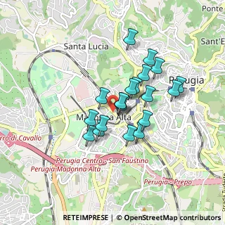 Mappa Via Cortonese, 06128 Perugia PG, Italia (0.6835)