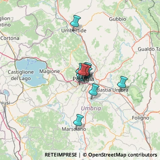 Mappa Via Cortonese, 06128 Perugia PG, Italia (7.04417)