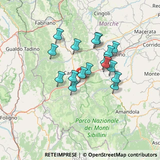 Mappa Località Servola, 62032 Camerino MC, Italia (11.99)