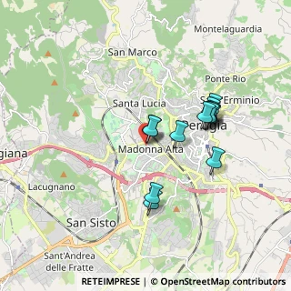 Mappa Via Girolamo Tilli, 06127 Perugia PG, Italia (1.59923)