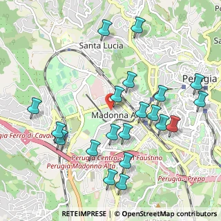 Mappa Via Girolamo Tilli, 06127 Perugia PG, Italia (1.165)