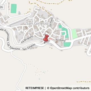 Mappa Contrada Santa Croce, 62026 San Ginesio MC, Italia, 62026 San Ginesio, Macerata (Marche)
