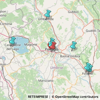 Mappa Via M. Angeloni, 06128 Perugia PG, Italia (29.07)