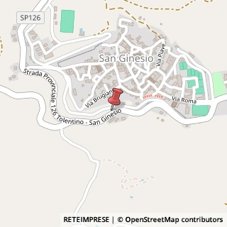 Mappa Via Pasquinelli, 2A, 62026 San Ginesio, Macerata (Marche)