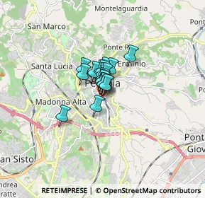 Mappa Via Fiume, 06121 Perugia PG, Italia (0.68)