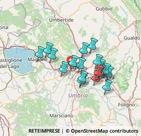 Mappa 06121 Perugia PG, Italia (11.33)