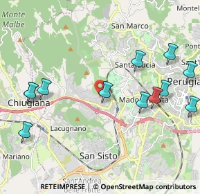 Mappa Via Amerigo Vespucci, 06127 Perugia PG, Italia (2.535)