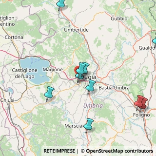 Mappa Via Amerigo Vespucci, 06127 Perugia PG, Italia (17.48273)