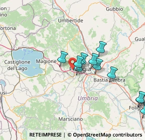Mappa Via Amerigo Vespucci, 06127 Perugia PG, Italia (20.035)