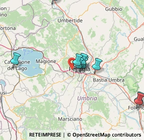 Mappa Via Amerigo Vespucci, 06127 Perugia PG, Italia (16.91364)