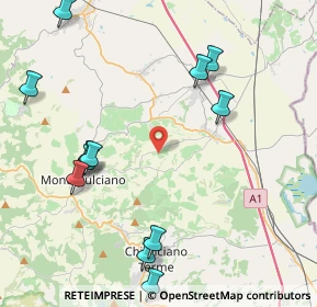 Mappa Via di Sanguineto Nord, 53045 Montepulciano SI, Italia (5.23833)