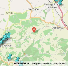 Mappa Via di Sanguineto Nord, 53045 Montepulciano SI, Italia (4.12)