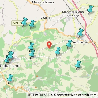 Mappa Via di Sanguineto Nord, 53045 Montepulciano SI, Italia (3.04308)