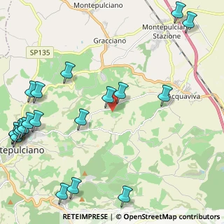 Mappa Via di Sanguineto Nord, 53045 Montepulciano SI, Italia (3.227)