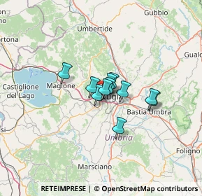 Mappa Via cortonese str trasimeno ovest, 06127 Perugia PG, Italia (7.17818)