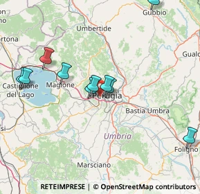 Mappa Via cortonese str trasimeno ovest, 06127 Perugia PG, Italia (26.21143)