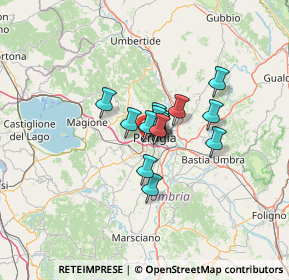 Mappa Via cortonese str trasimeno ovest, 06127 Perugia PG, Italia (7.13333)