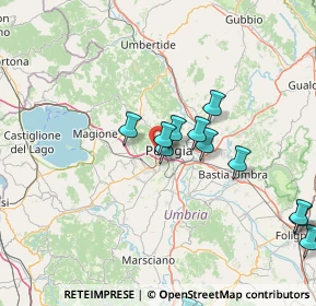 Mappa Via cortonese str trasimeno ovest, 06127 Perugia PG, Italia (19.27857)