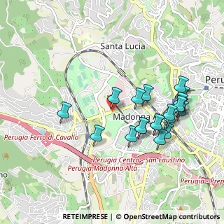 Mappa Via cortonese str trasimeno ovest, 06127 Perugia PG, Italia (0.9855)