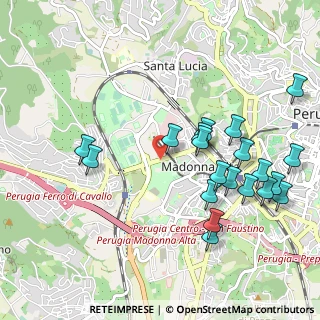 Mappa Via cortonese str trasimeno ovest, 06127 Perugia PG, Italia (1.157)