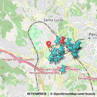 Mappa Via cortonese str trasimeno ovest, 06127 Perugia PG, Italia (0.9035)