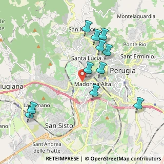 Mappa Via cortonese str trasimeno ovest, 06127 Perugia PG, Italia (2.10545)