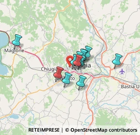 Mappa Via cortonese str trasimeno ovest, 06127 Perugia PG, Italia (4.42667)