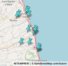 Mappa Via Aprutina, 63824 Marina di Altidona FM, Italia (6.88857)