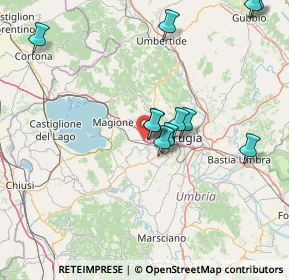 Mappa Via Pablo Neruda, 06073 Corciano PG, Italia (15.86273)