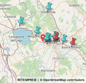 Mappa Via Pablo Neruda, 06073 Corciano PG, Italia (10.63917)