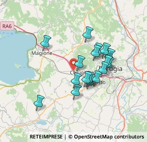 Mappa Via Pablo Neruda, 06073 Corciano PG, Italia (6.01059)