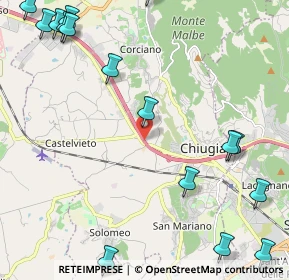 Mappa Via Pablo Neruda, 06073 Corciano PG, Italia (3.27125)
