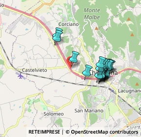 Mappa Via Pablo Neruda, 06073 Corciano PG, Italia (1.708)