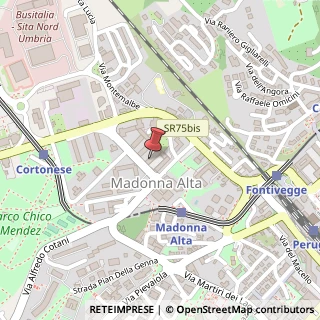 Mappa Via Romeo Gallenga, 80, 06132 Perugia, Perugia (Umbria)