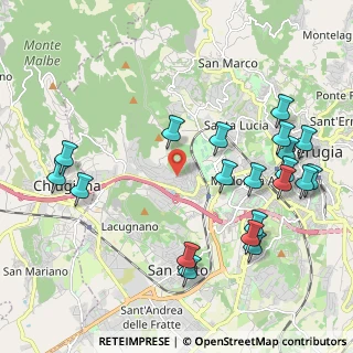 Mappa Via Ferdinando Gregorovius, 06127 Perugia PG, Italia (2.505)