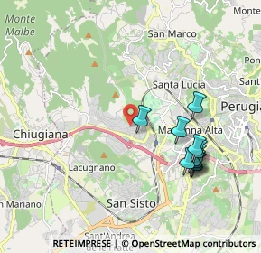 Mappa Via Ferdinando Gregorovius, 06127 Perugia PG, Italia (2.04)