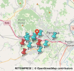Mappa Via Ferdinando Gregorovius, 06127 Perugia PG, Italia (3.065)